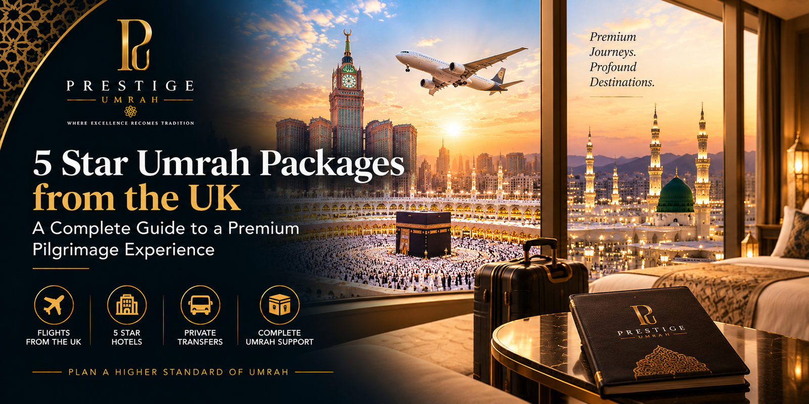 BLOGS 3 5 star Umrah packages from the UK featuring the Kaaba, luxury accommodation and premium travel