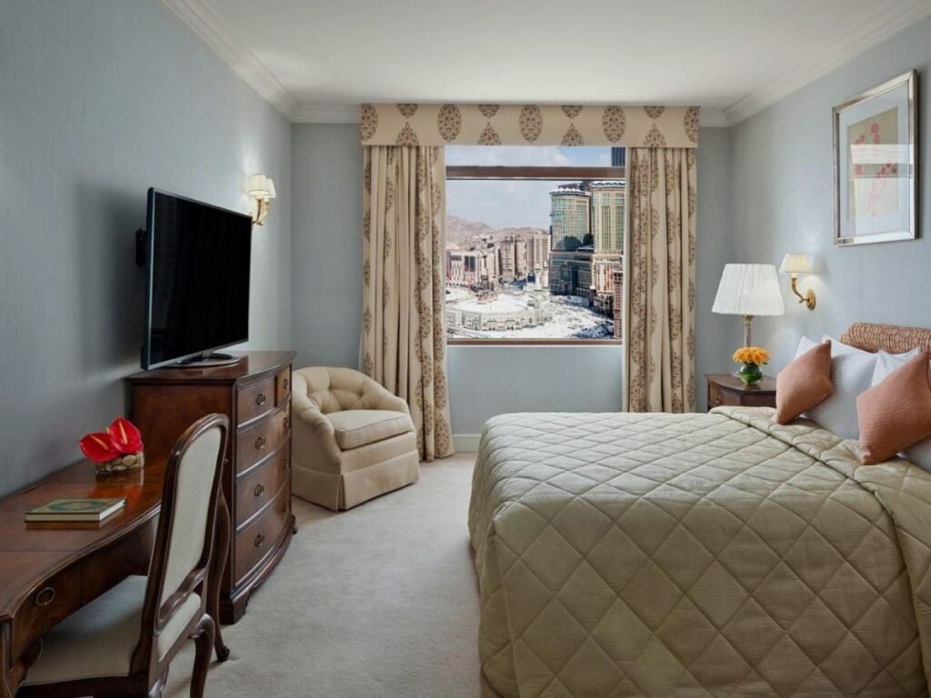 Anjum Hotel Makkah guest room near Masjid al-Haram