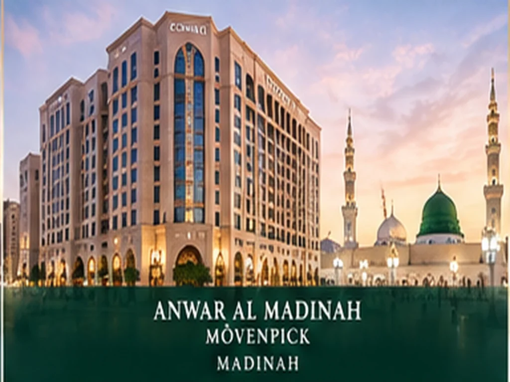 Anwar Al Madinah Mövenpick hotel exterior near Prophet's Mosque