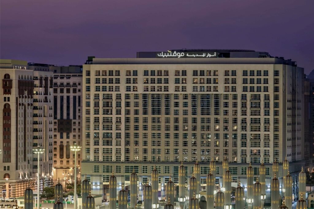 Anwar Al Madinah Mövenpick exterior near Masjid an-Nabawi