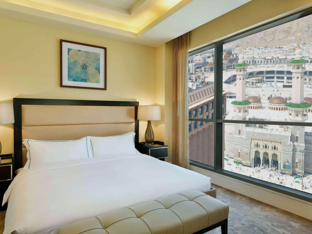 Conrad Makkah room with Haram view