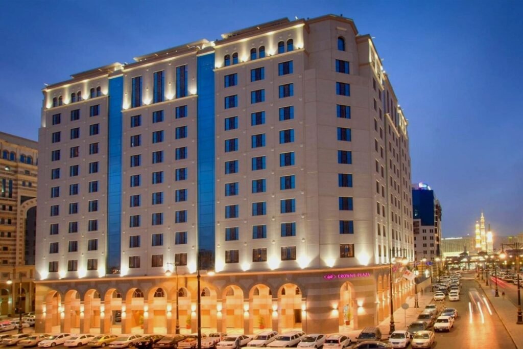 Crowne Plaza Madinah exterior near Masjid an-Nabawi