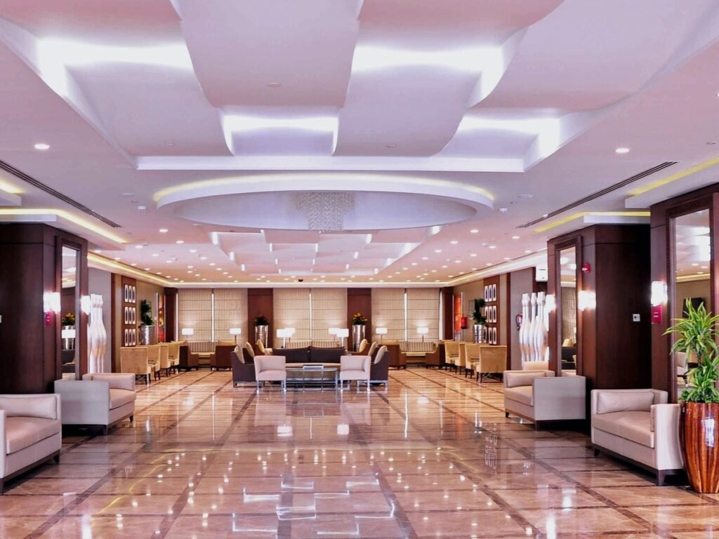 Crowne Plaza Madinah lobby near Masjid an-Nabawi