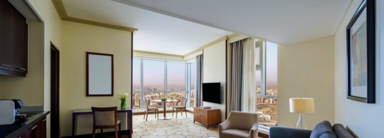 Movenpick Hotel Makkah suite with Makkah skyline view near Masjid al-Haram