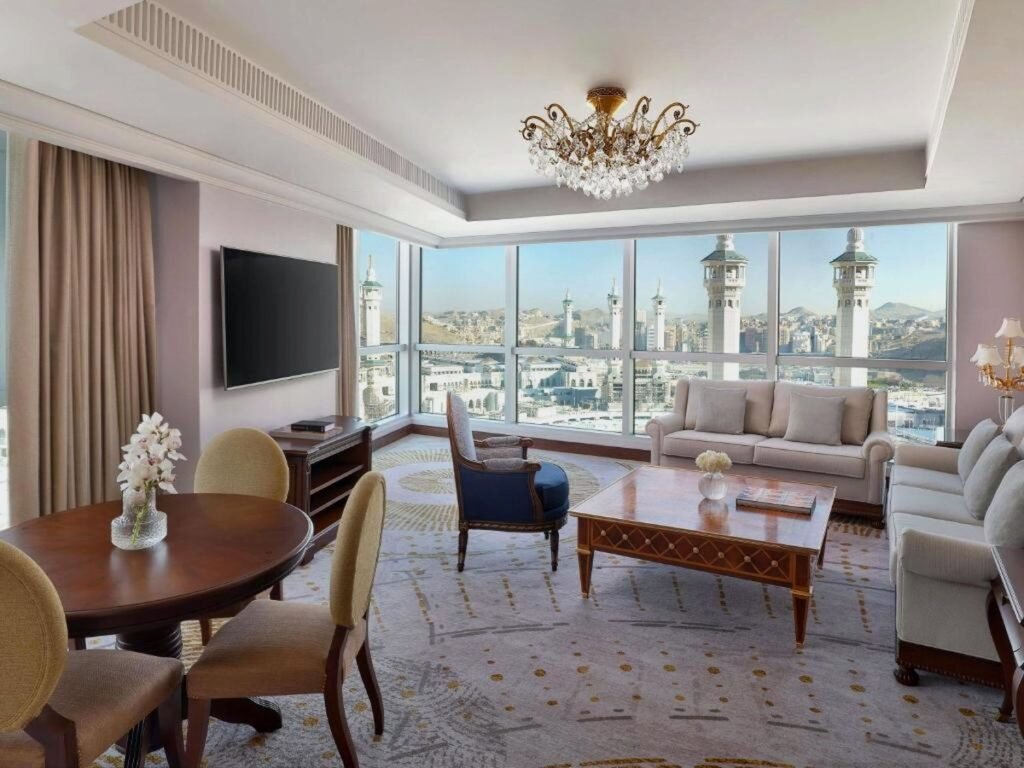 Raffles Makkah Palace Haram view